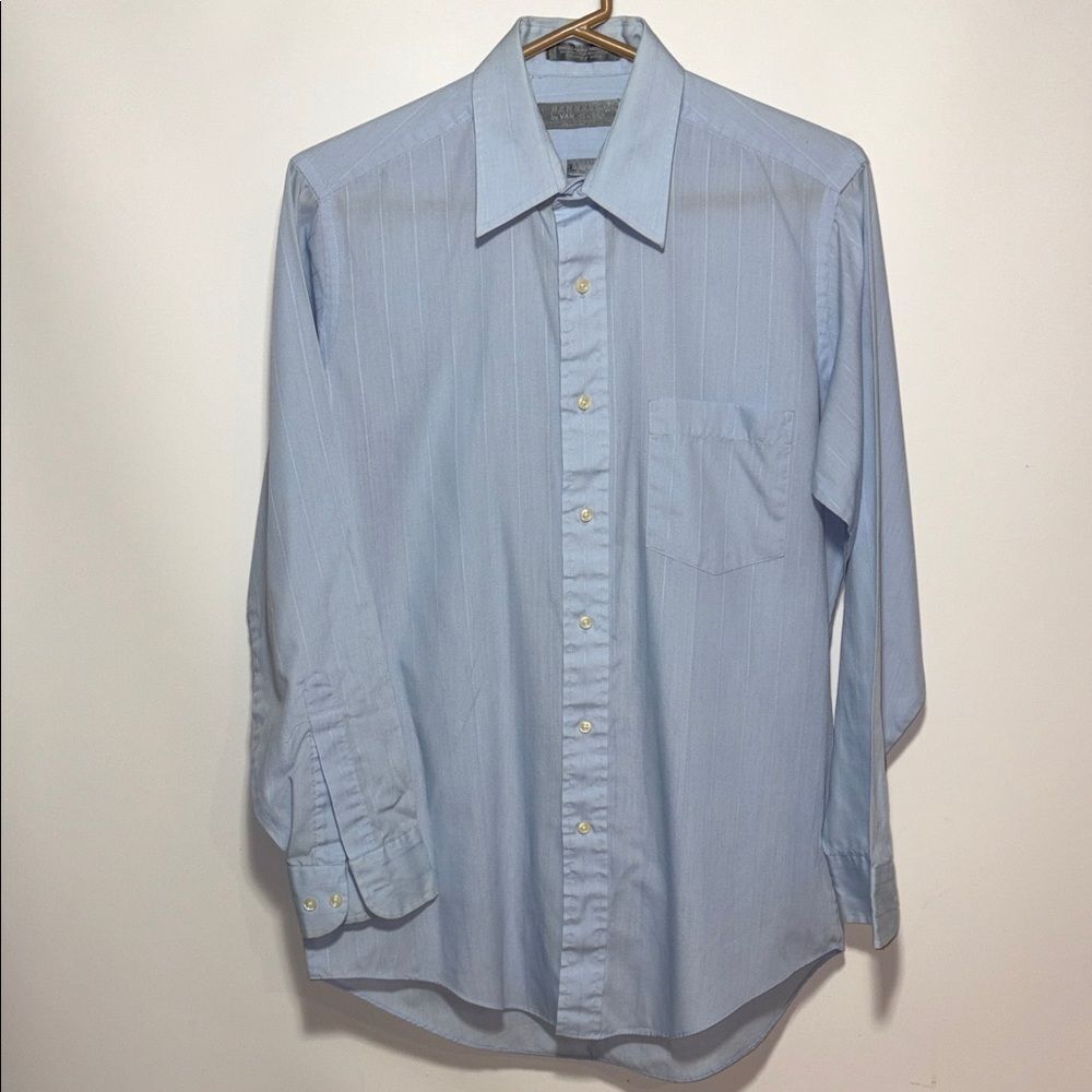 Van Heusen Light Blue Casual Button Down Shirt